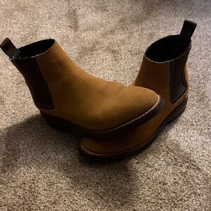 Thursday Boot - Duke - Honey Suede Chelsea Boots